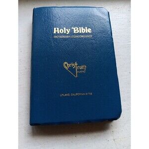Holy Bible Dictionary Concordance Red Letter Edition KJV World CrisTruth